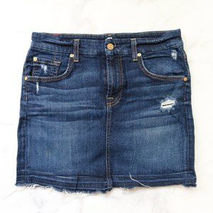 7 For All Mankind Denim Skirt